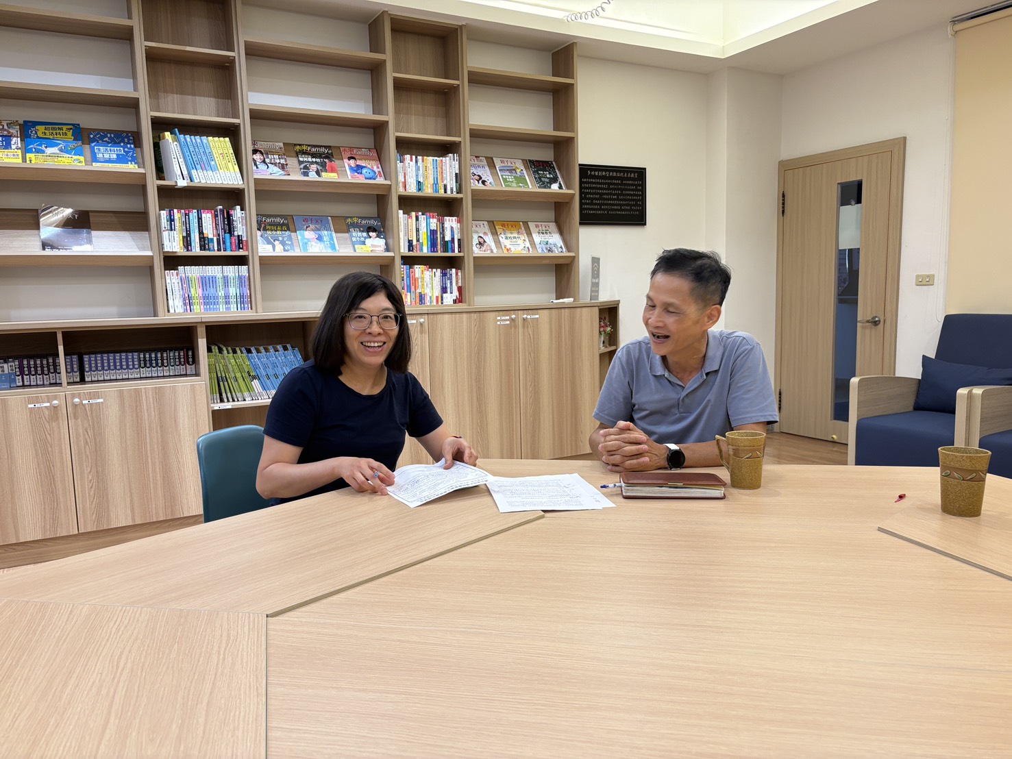 1140811拜訪師培中心洪主任2